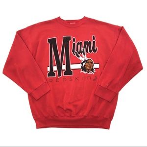 university of miami sweatshirt vintage